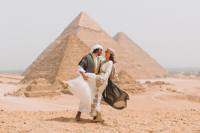 Egypt Luxury Photoshoot & Full Day Private Day Tour at Giza - The Nine Pyramids View and the professional photoshoot