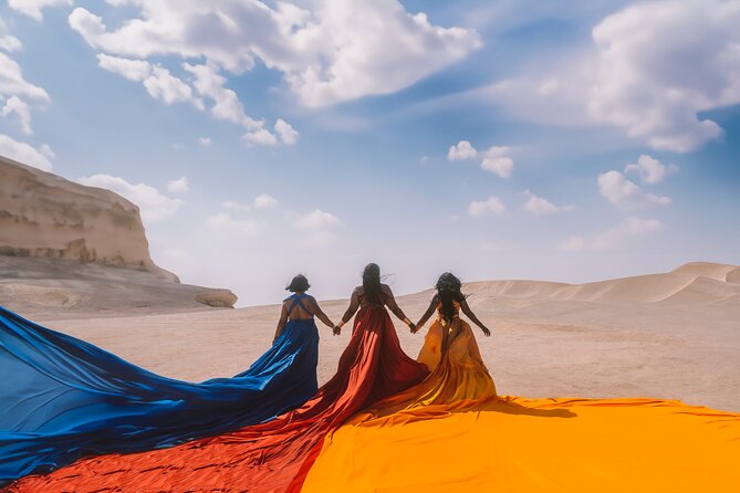 Epic Flying Dresses in Egypt - 4 Hours Private Photoshoot in Giza - What happens once the camera comes out