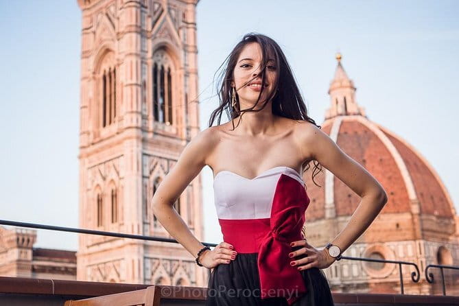 Exclusive Photo Shoot on Rooftops and Bridges of Florence - Meeting Eva at Piazza della Repubblica