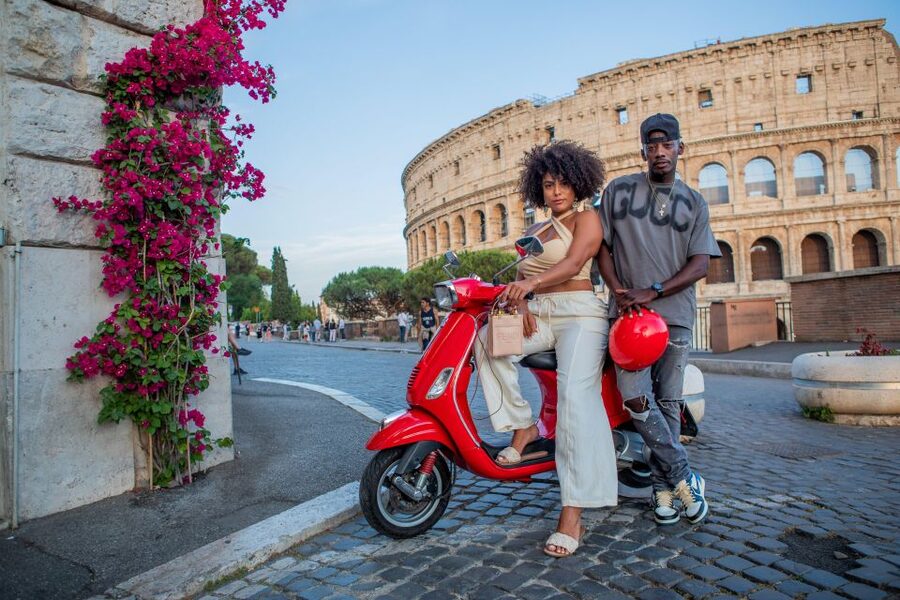 Explore city on Vespa with Professional Photographer - Riding between the landmarks