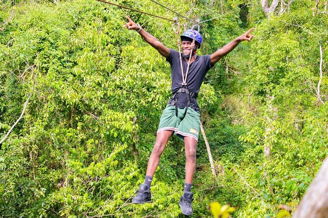 Family ATV Cenote Five Zip Lines Photos Taco Lunch Tequila Taste - Cenote swimming, swings, and optional jumps