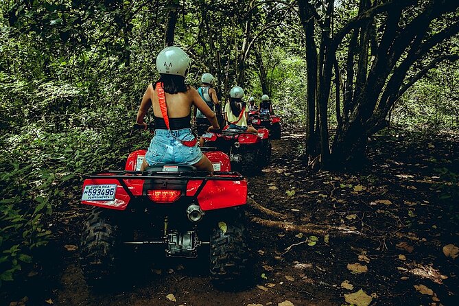 Family ATV Cenote Five Zip Lines Photos Taco Lunch Tequila Taste - Four tacos and a simple local-style lunch