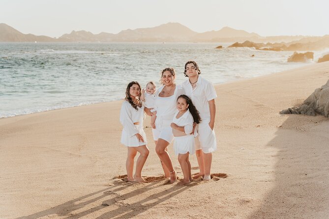 Family photo shoot on beach monuments - Professional Direction Without a Stiff Studio Feel