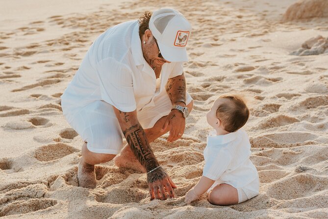 Family photo shoot on beach monuments - Should You Book the Waves and Frames Session?