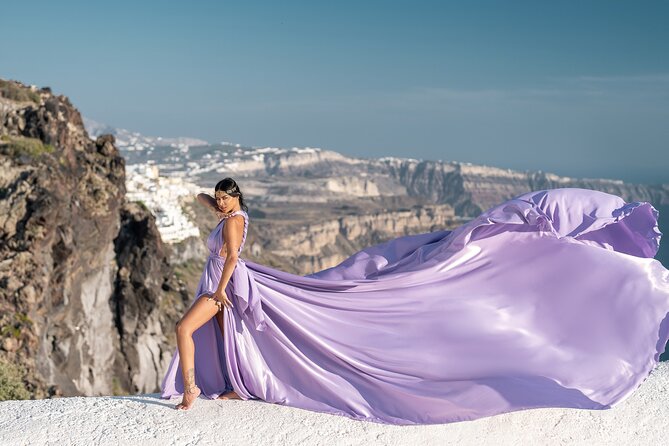 Flying Dress Photo © Photoshoot in Santorini: Express Package - Is $483.75 a Fair Price?