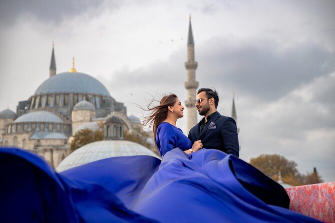 Flying Dress Photography on an Iconic Rooftop in Istanbul - More Than 400 Photos, Plus 20 Retouched Images