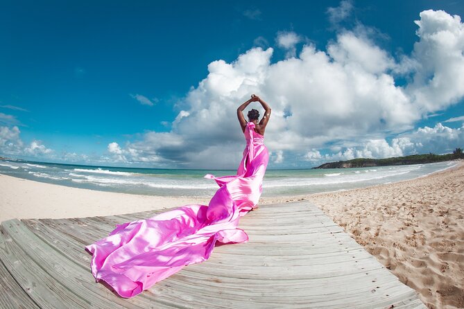 Flying Dress Photoshoot (1 Dress) – Punta Cana – Pro Photographer - Why the sunrise timing matters on Macao Beach