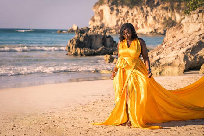 Flying Dress Photoshoot (2 Dresses) – Punta Cana – Photographer - Why Macao Beach works so well for flying dress photos