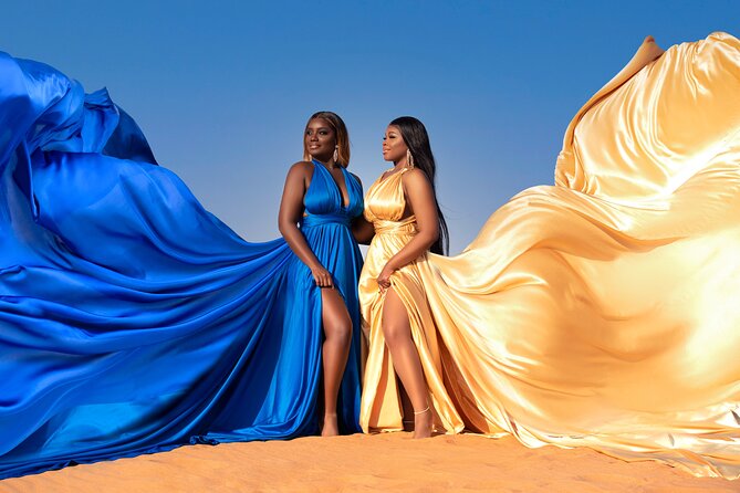 Flying dress photoshoot activity in Dubai - Key points to know before booking