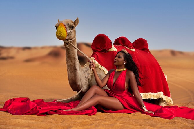 Flying dress photoshoot activity in Dubai - Makeup and hair: useful, but an extra charge