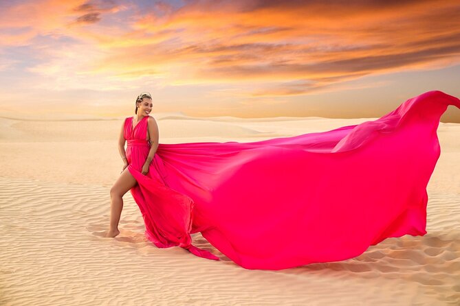 Flying dress photoshoot Dubai Solo, Couple and Group Session - Who will get the most from this experience?