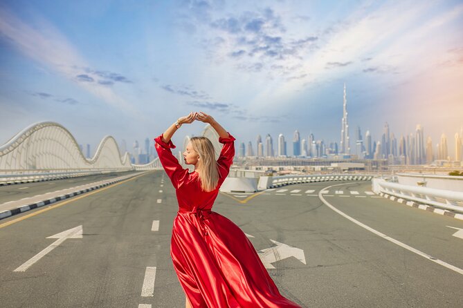 Flying Dress Photoshoot in Dubai - The Flying Dress Idea in Dubai