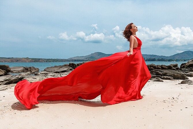 Flying Dress Photoshoot in Kauai - Working with photographer Zane