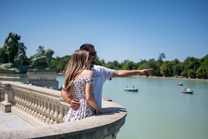Flying Dress Photoshoot in Madrid - Getting ready near Plaza de España