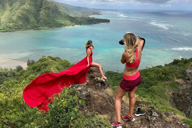 Flying Dress Photoshoot on Oahu - Practical preparation for the 6:00 am start