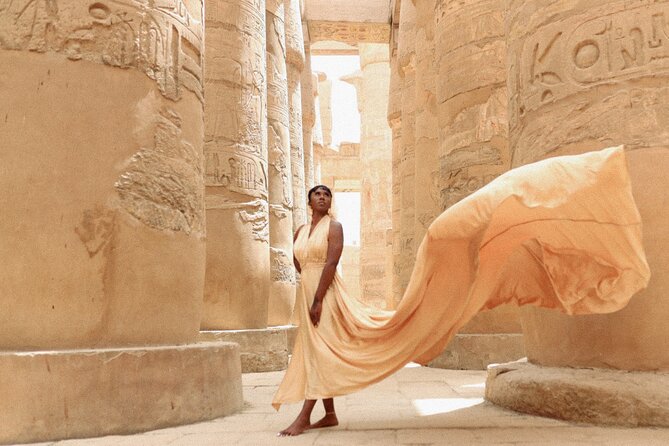 Flying Dress Photoshoot with Camel and Horse Riding in Giza - A private tour makes $400 easier to judge