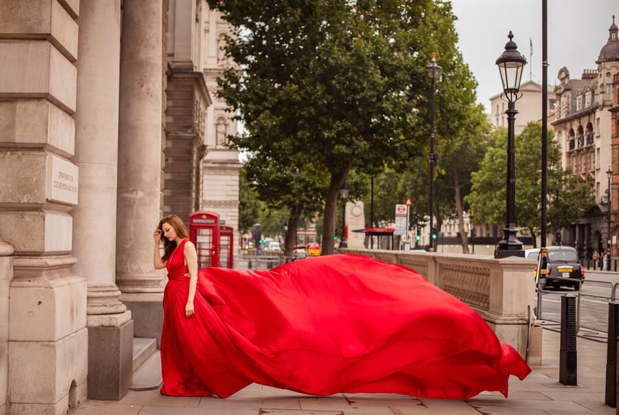 Flying dress professional photoshoot with pro photographer - Your Edited Gallery Within 72 Hours