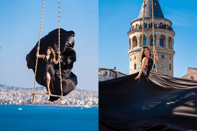 Flying Dress Rooftop Photoshoot in Istanbul (2Concepts, 1dress) - Timing, transport, and practical limits