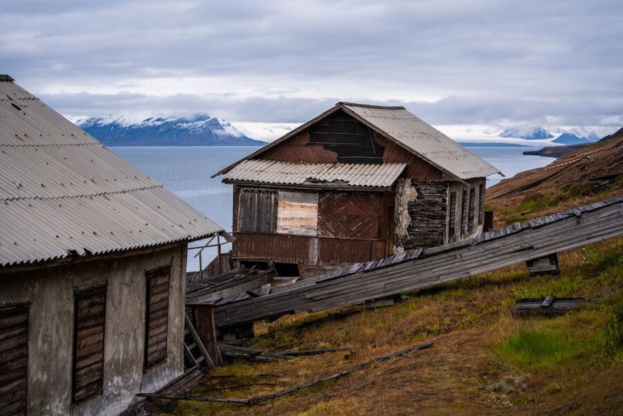 From Longyearbyen photo tour: Mysterious Barentsburg - The ship from Longyearbyen is part of the main event