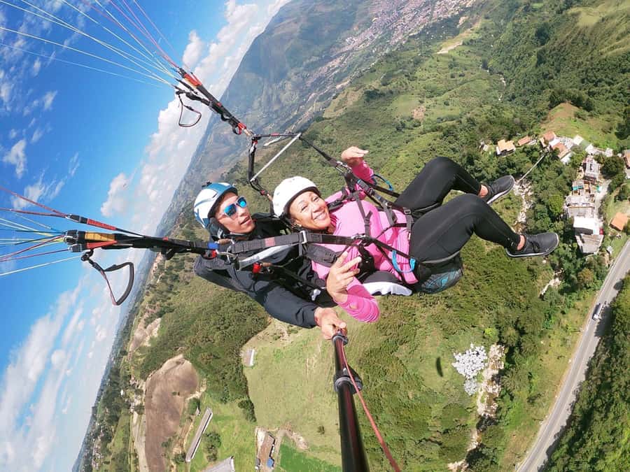 From Medellín: Paragliding Tour with GoPro Photos & Videos - The uphill walk is part of the preparation