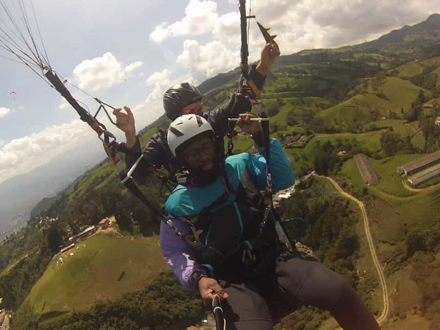 From Medellín: Paragliding Tour with GoPro Photos & Videos - What takeoff feels like on a tandem flight