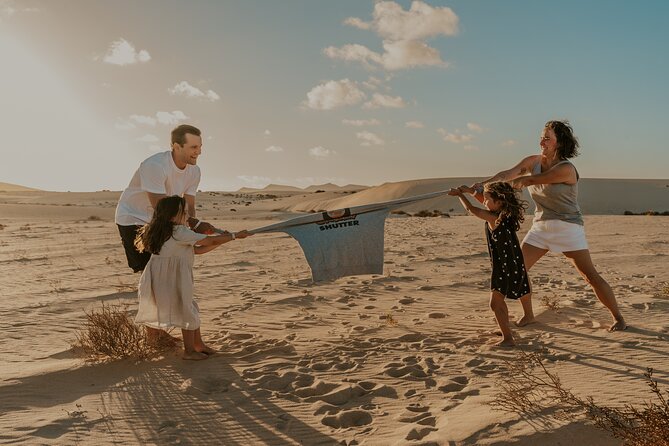 Fun and spontaneous family photoshoot - Corralejo Fuerteventura - Is $237.22 good value for a private shoot?