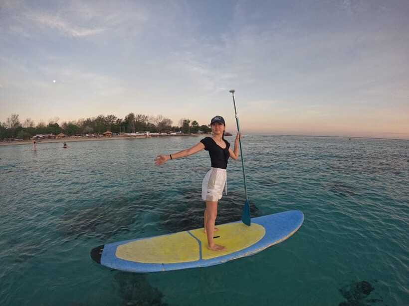 Gili sunrise stand-up paddle boarding (drone photoshoot) - Practical details for a smooth morning