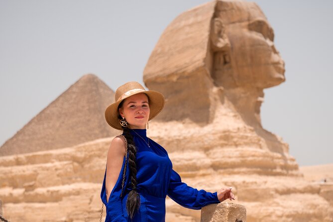 Giza Pyramids Photoshoot with Jumping Horse, Camel and Sphinx - What you actually receive for $100