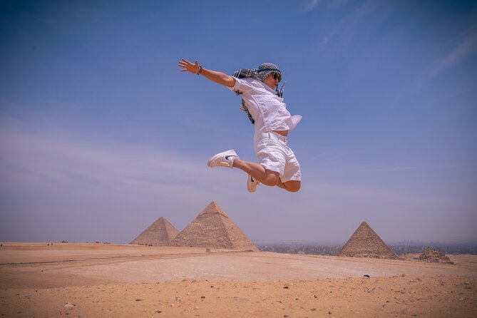 Giza pyramids with professional photography - The Sphinx and Valley Temple