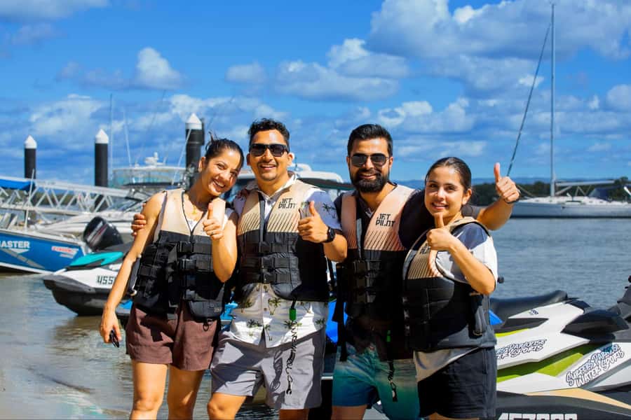 Gold Coast: 1-Hour Jet Ski Ride -No slow zones + Free Photos - Starting at Paradise Point instead of Surfers Paradise