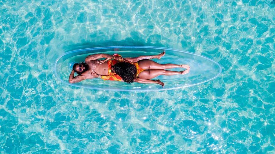 Grenada: Clear Kayak Tour with Drone Photoshoot - Magazine Beach and the return route