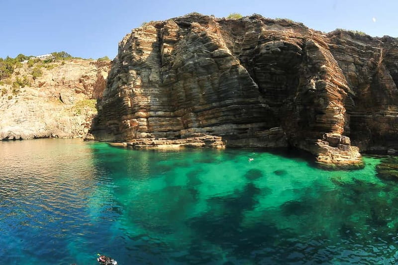 Ibiza: Beaches and Caves Instagram try-Snorkel experience - San Antonio departure and the first half hour