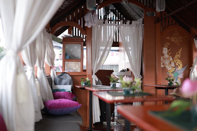 Instagram Photo Tour with Wat Arun and River Cruise - Cruising past the Royal Barge Museum