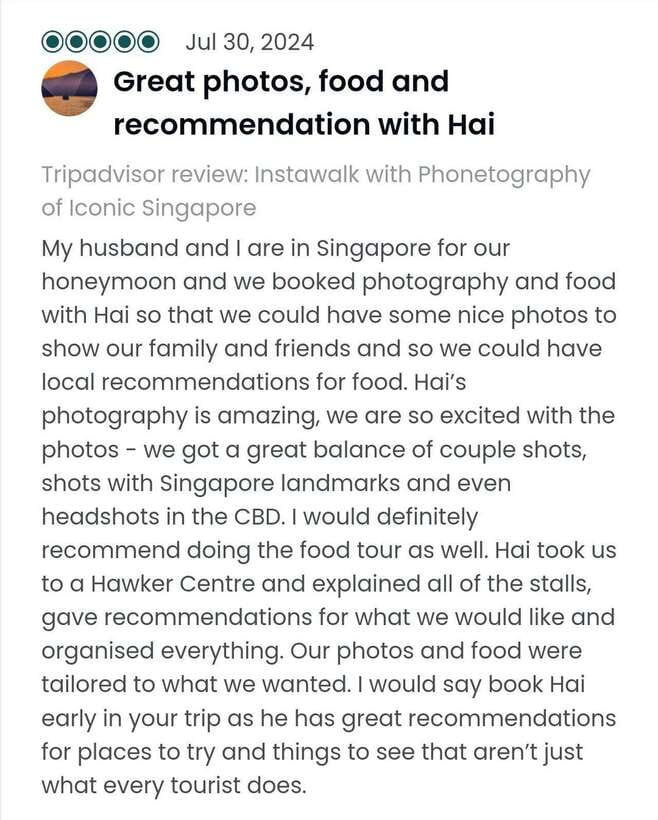 Instawalks of Iconic Singapore Photography Services - Meeting at Gardens by the Bay