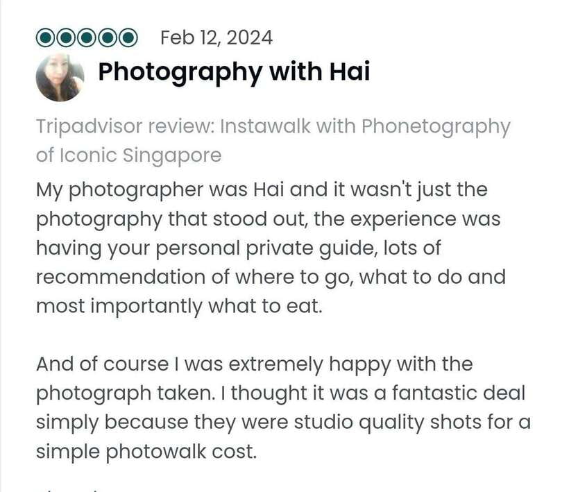 Instawalks of Iconic Singapore Photography Services - Crossing the Helix Bridge