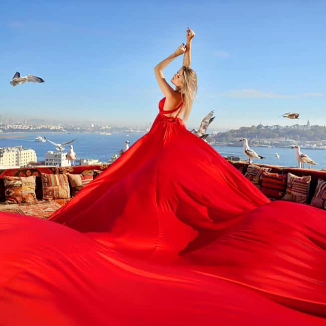 Istanbul: Flying Dress Photoshoot at Rooftop Terrace - The rooftop dress is not included in the headline price