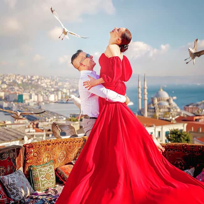 Istanbul: Flying Dress Photoshoot at Rooftop Terrace - Cancellation and booking details to keep in mind