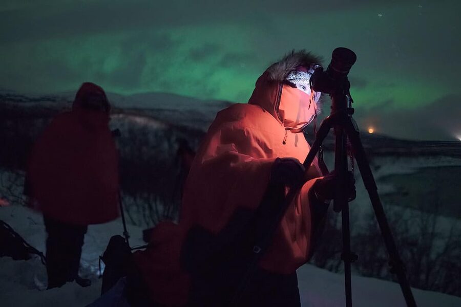 Kiruna: Northern Light Photo Tour with Equipment - Choosing the night’s best clear sky
