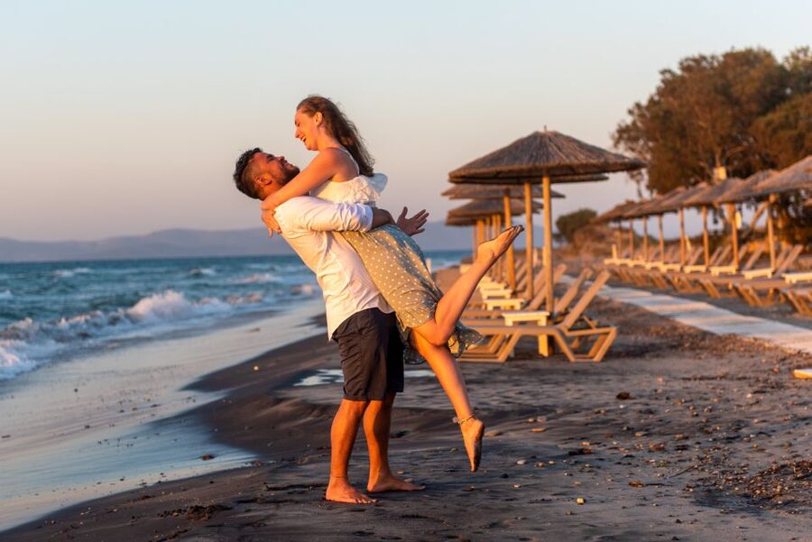 Kos: Beach Photo Shoot - Proposal planning with Christos Pap Photography