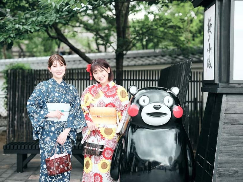 Kumamoto: 【jyousaien】Kimonorental with photoshoot - Suizenji Park, With Time to Walk and Photograph