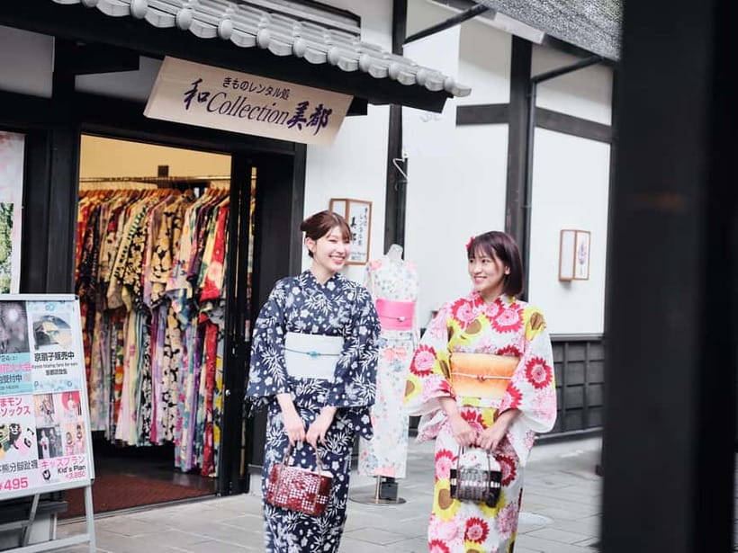 Kumamoto: 【jyousaien】Kimonorental with photoshoot - Professional Dressing and Optional Hair Accessories