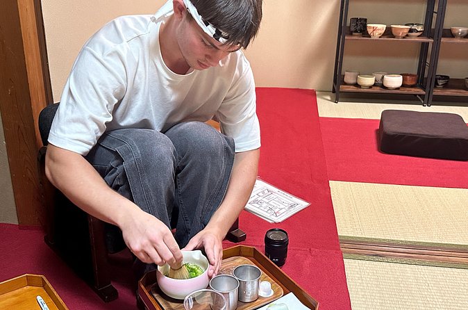 Kyoto Tea Ceremony and Samurai Photo Session - Whisking Your Own Matcha