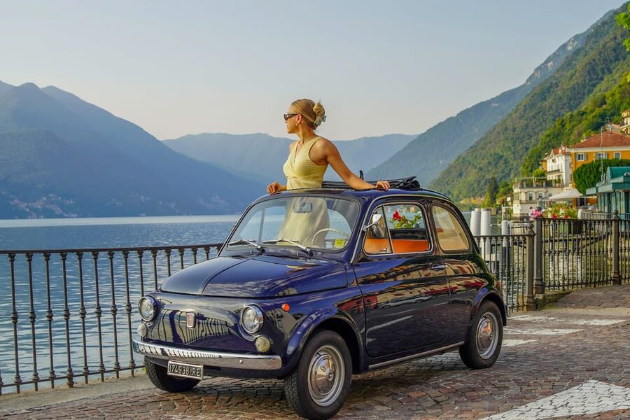 Lake Como: 2hr Photo Tour in a Classic Fiat 500 - The Cernobbio stop adds villa glamour