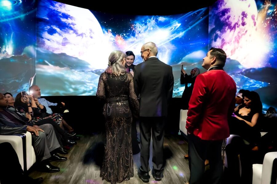 Las Vegas: Cosmic Space Wedding + Spectacular Photography - Legal weddings require one extra Las Vegas stop