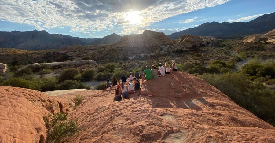 Las Vegas: Sunset Hike and Photography Tour Near Red Rock - Blue Diamond Road offers a quieter view of Red Rock