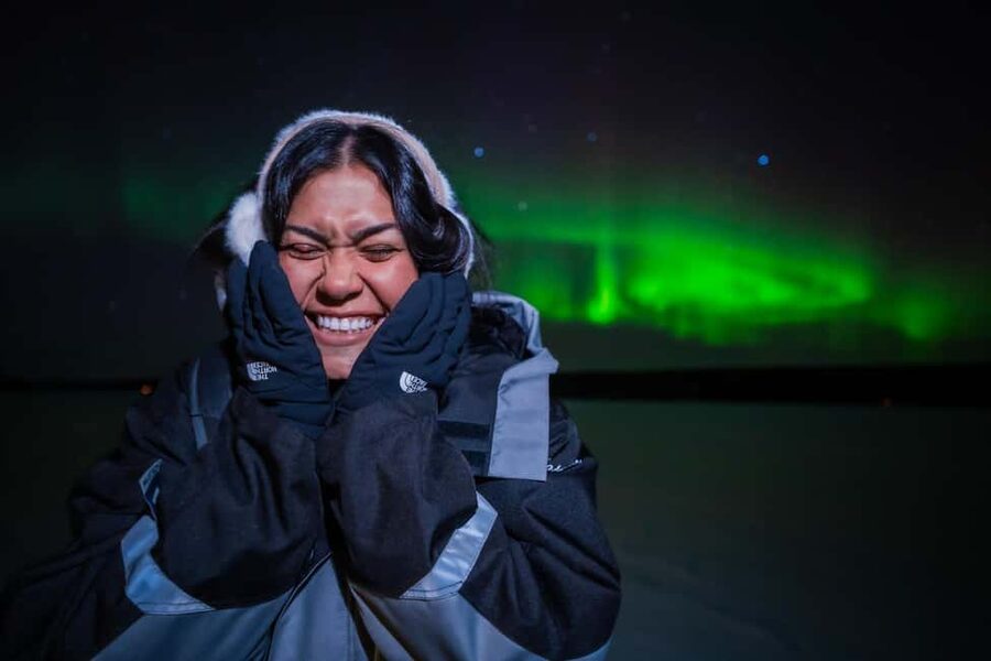 Levi: Best & Original Northern Lights Hunting & photography - The longer stop, hot drinks, and camp time