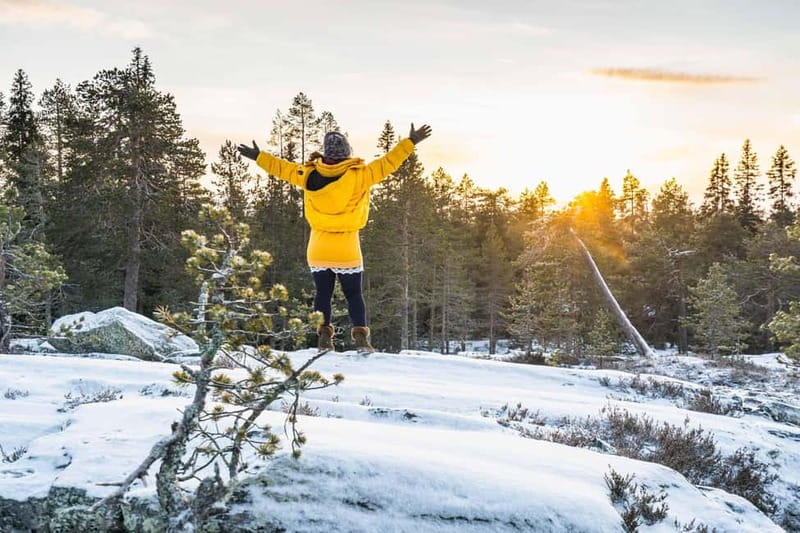 Levi: Private Photoshoot in Nature Location in Levi - One Hour Among Forest, Fells, and Snow
