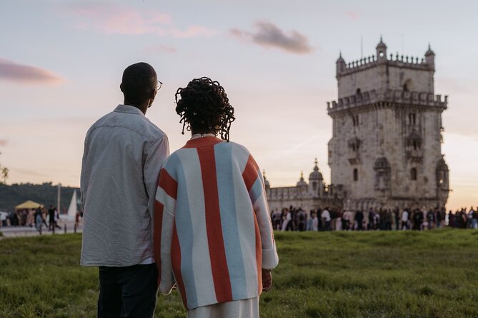 Lisbon Cinematic Photoshoot with Top-Rated Photographer - Miradouro de Santa Catarina for a different city view