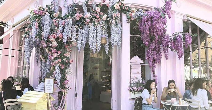 London: Instagram Photos Black Cab Tour with Hotel Pick Up - Peggy Porschen is built for close-up detail