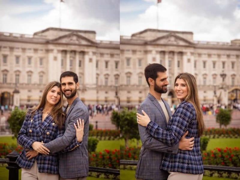 London: Private Couples Photography Session with Landmarks - Westminster: Big Ben and formal London views